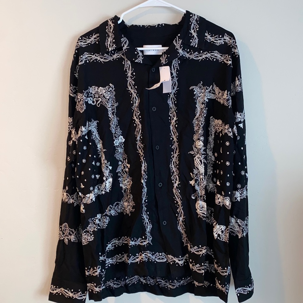 Topman loose fitting lightweight button down